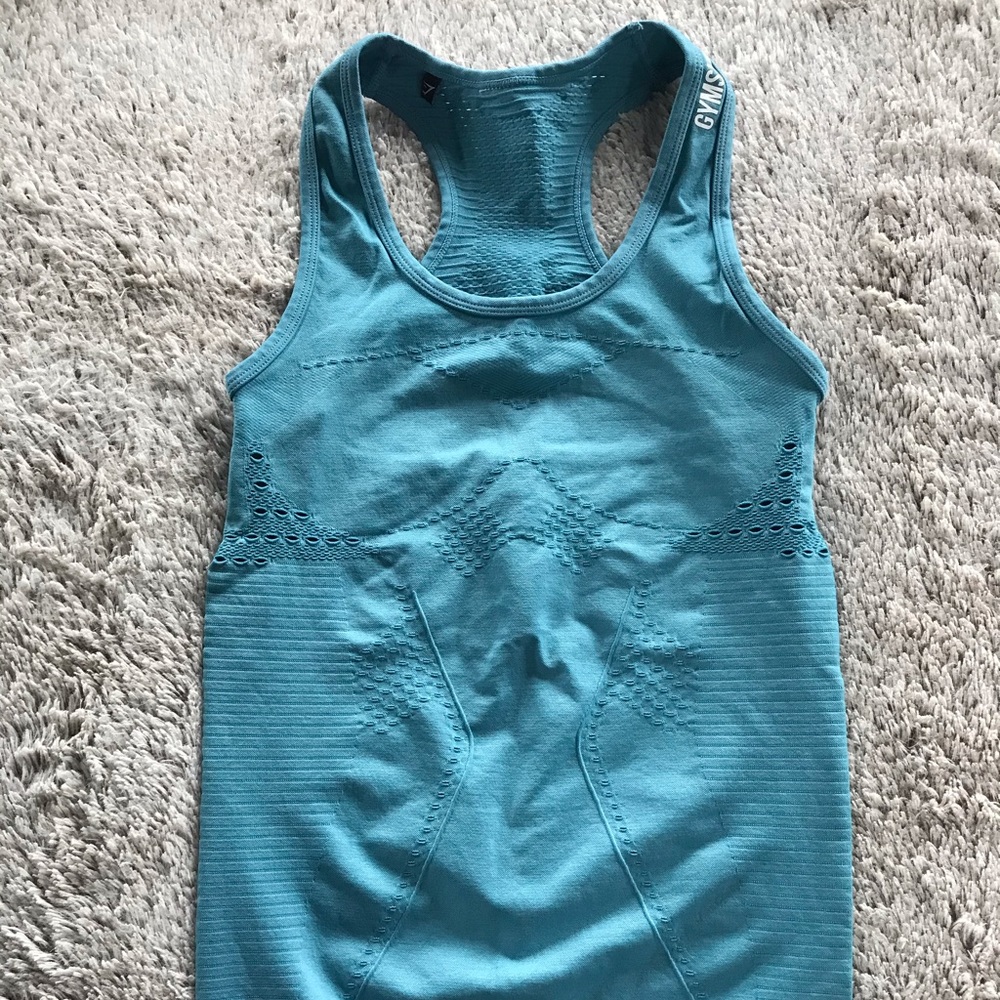 Gymshark Blue Tank Top